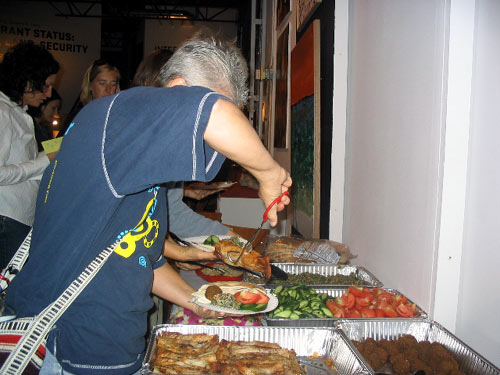 Eating at the Festival