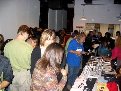 Audience in the lobby at the Festival